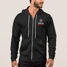Sweatshirt Zip-Up du logo masculin de Justa Jer