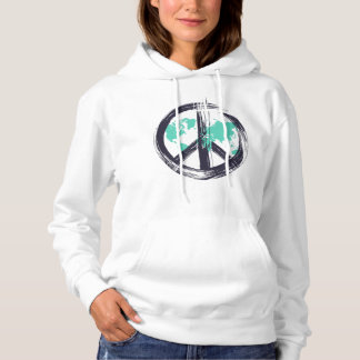 PULL À CAPUCHE SYMBOLE DE LA PAIX SYMBOLE DE LA PAIX MAIN HOMME F