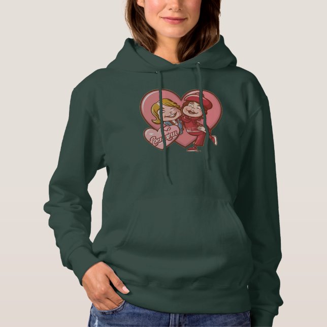 Pull À Capuche Symbole de l'amour (Devant)