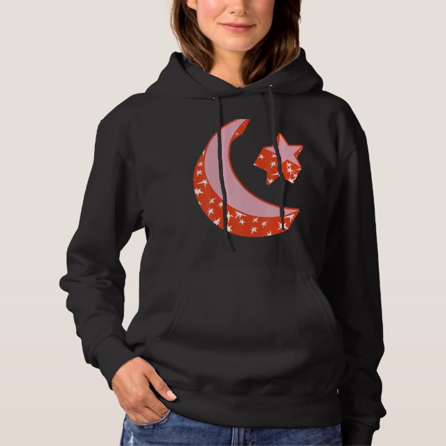 Pull À Capuche SYMBOLE DE L'Islam PRIÈRE musulmane Arabe PRIÈRE I (Devant)