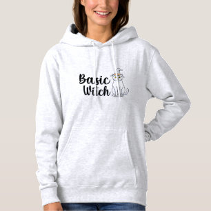 Pull À Capuche T-shirt à capuche graphique Halloween chat drôle s