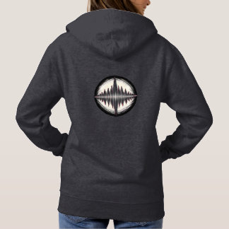 Pull À Capuche T-Shirt À Capuche Pour Amoureux De Musique – Café,