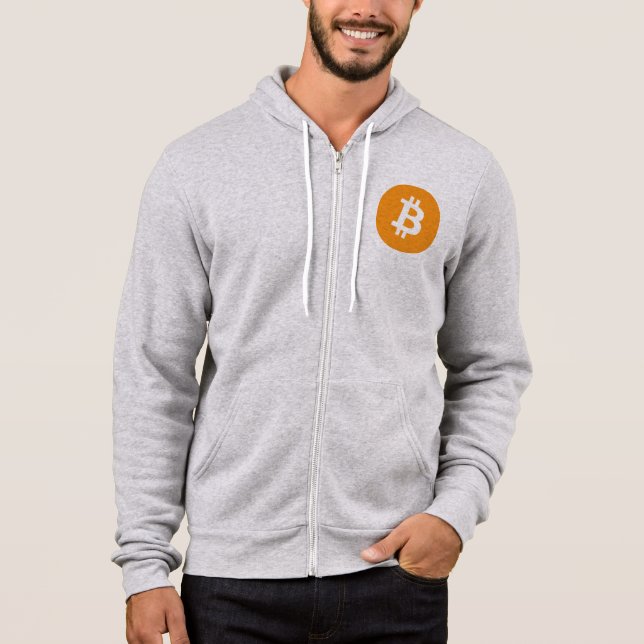 Pull À Capuche T-shirt Bitcoin BTC (Devant)