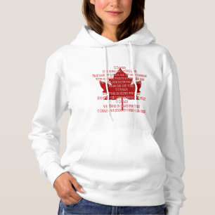 Pull À Capuche T-shirt Canada hymne capoté Souvenir Chemise Canad