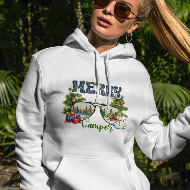 Pull À Capuche T-shirt de camping-car joyeux – Lunettes de soleil (Créateur téléchargé)
