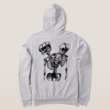 T-shirt esthétique sombre gothique squelette Grung