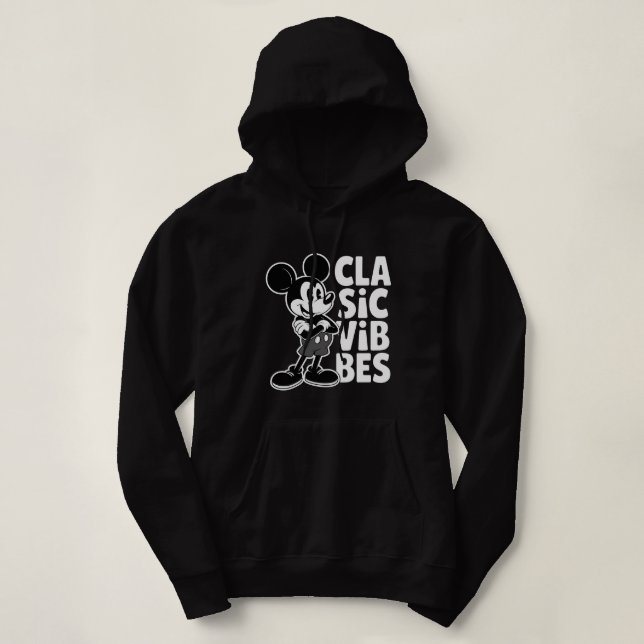 Pull À Capuche T-shirt graphique Classic Vibes, Souris de dessin  (Design devant)