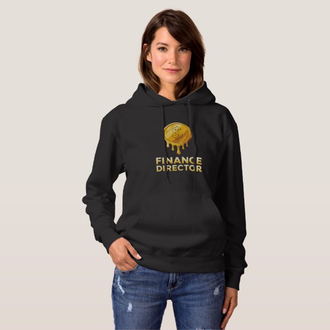 Pull À Capuche T-shirt graphique « Melting Money » – Minimalist F (Devant entier)