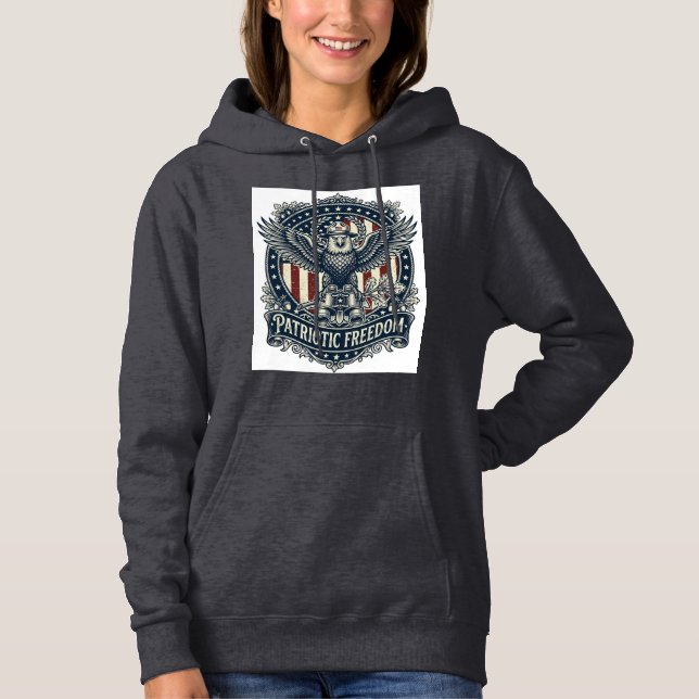 Pull À Capuche T-shirt graphique vectoriel d'observateur d'oiseau (Devant)