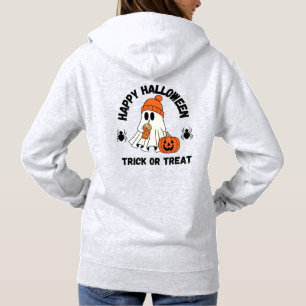 Pull À Capuche T-shirt Joyeux Halloween Fantôme Mignon : Citrouil