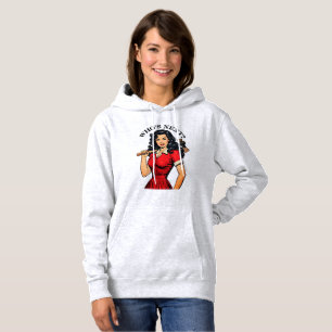 Pull À Capuche T-shirt « Ménagère Tueuse Rétro “Qui est le procha