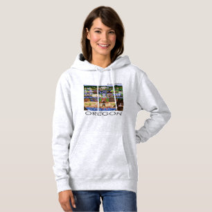 Pull À Capuche T-shirt Oregon en bord de mer