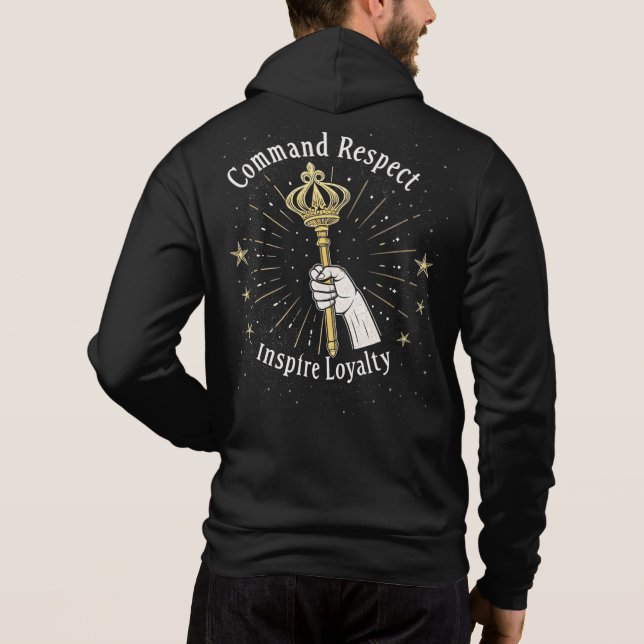 Pull À Capuche T-shirt Royal Power & Loyalty (Dos)