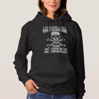 Pull À Capuche Technicienne en technologie HVAC Hommes Vintages F