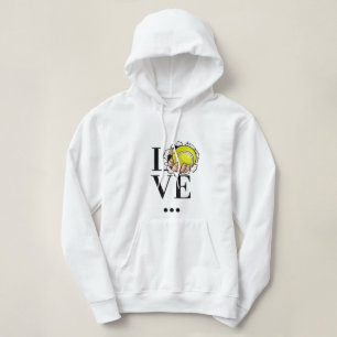 Pull À Capuche Tennis Amour Motivational Sports Joueur Entraîneur
