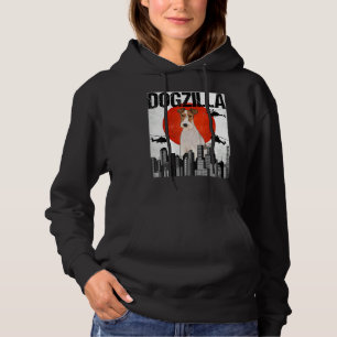 Pull À Capuche Térrier fox à poil dur Dogzilla japonais vintage
