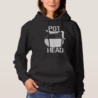 Pull À Capuche Tête de pot de café Lover
