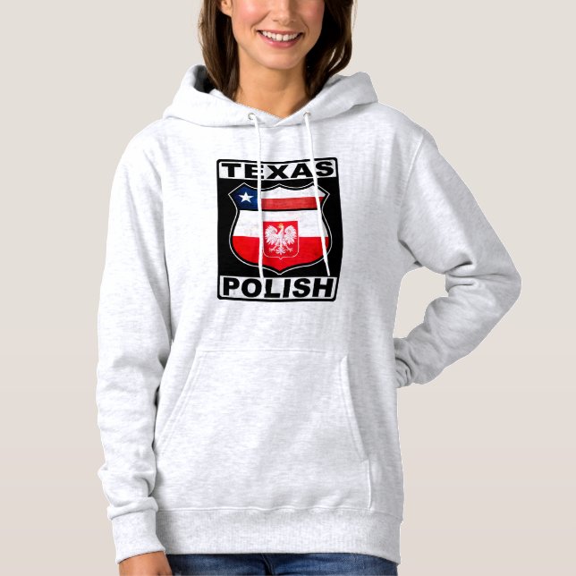 Pull À Capuche Texas Polonais Américain (Devant)