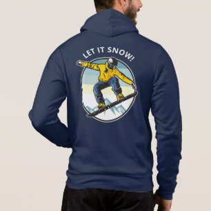 Pull À Capuche Texte personnalisé & nom SKIEUR