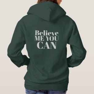 Pull À Capuche Texte personnalisé Stylé Moderne Minimaliste Femme