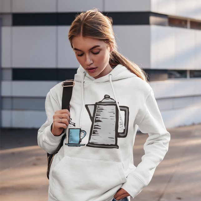 Pull À Capuche Thé Et Coupe (Créateur téléchargé)