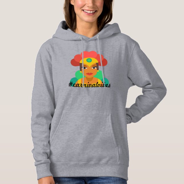 Pull À Capuche Thème de design de festival de Carnaval Hoodie (Devant)
