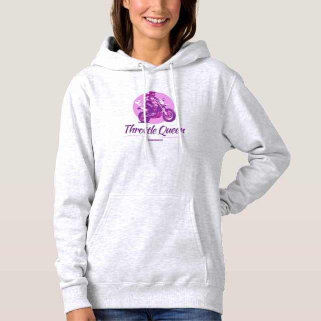 Pull À Capuche Throttle Queen Women’s Hoodie (Devant)