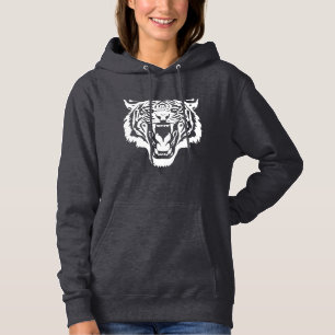 Pull À Capuche Tigre blanc rugissant
