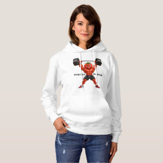 Pull À Capuche Tomato Bodybuilder Musclé Soulever Des Poids Lourd