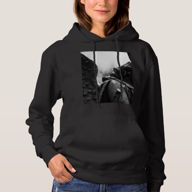 Pull À Capuche Tombé entre obscurité et lumière (Devant)