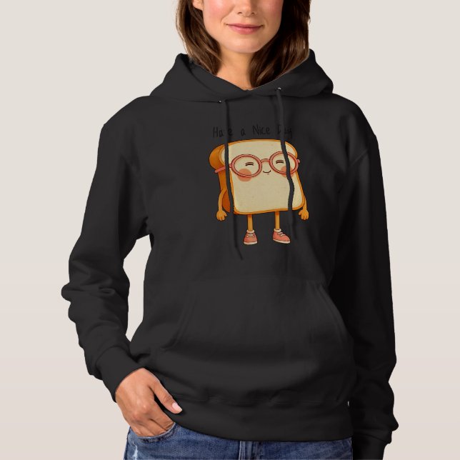 Pull À Capuche Tony Pain au Bonjour – T-Shirt Mignon (Devant)