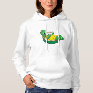Pull À Capuche Tortue avec tasse de café