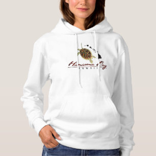 Pull À Capuche Tortue de mer verte d'Hawaï