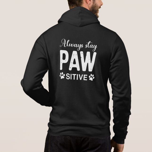 Pull À Capuche Toujours rester attentif aux PAW (Dos)