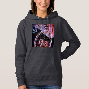 Pull À Capuche Tourbillon rose