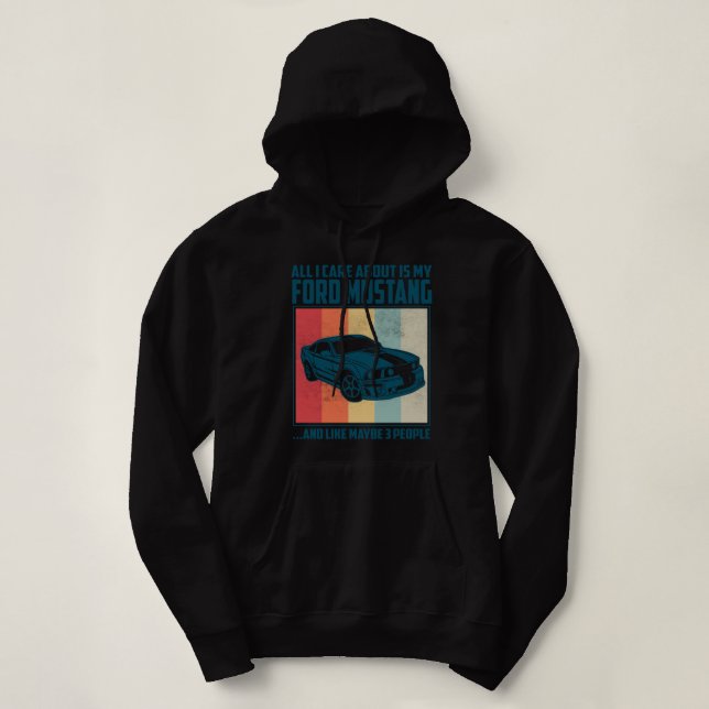 Pull À Capuche Tout ce qui m'importe c'est mon Pontiac Gto et peu (Design devant)