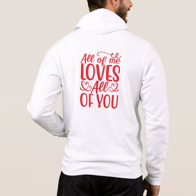 Pull À Capuche Tout de Love Me Tout de Love You-67519 (Dos)