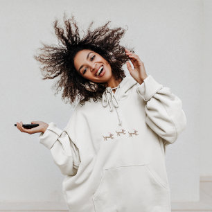 Pull À Capuche Tricot Slip Stitch