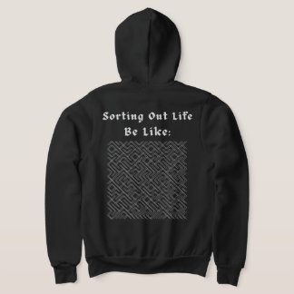 Pull À Capuche Trier la vie, c'est comme un labyrinthe gothique S