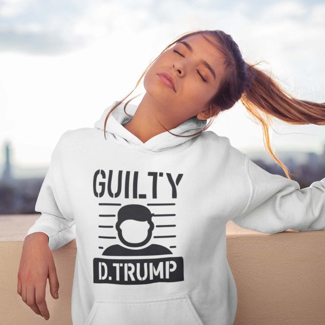 Pull À Capuche Trump coupable (Créateur téléchargé)