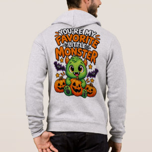 Pull À Capuche Tu es mon petit monstre préféré - Joli Halloween