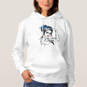 Pull À Capuche Type 1 Guerrier de sensibilisation au diabète Ros