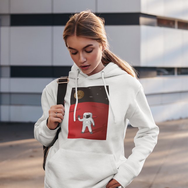 Pull À Capuche Un astronaute sur Mars Space Explorer Red Planet (Créateur téléchargé)
