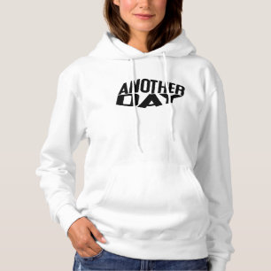 Pull À Capuche Un autre jour texte déformé