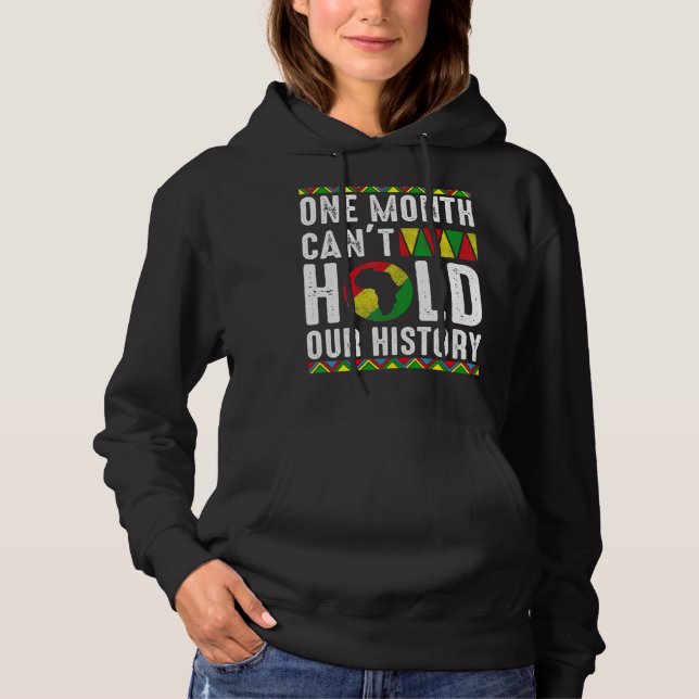 Pull À Capuche Un Mois Ne Peut Pas Tenir Notre Histoire Mois De L (Devant)