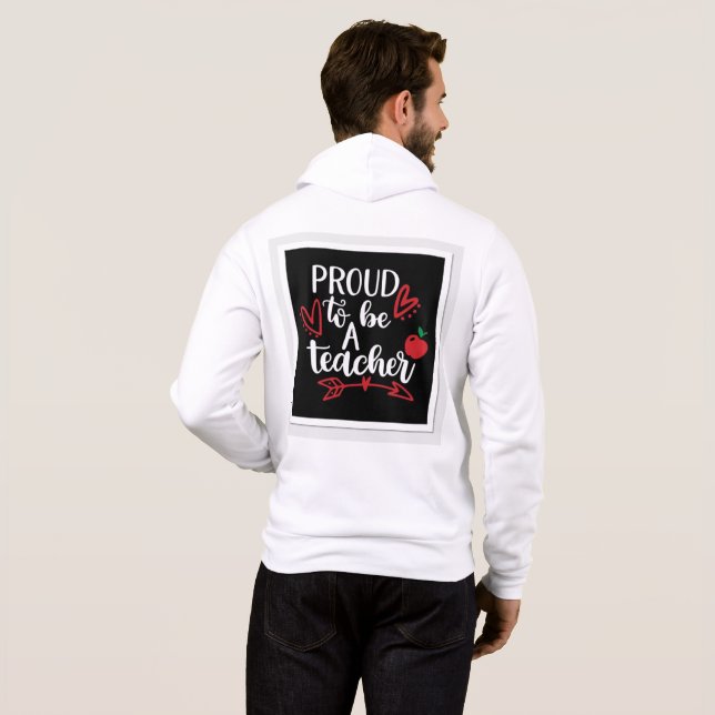 Pull À Capuche Un sweatshirt qui les fait arrêter et regarder (Dos entier)