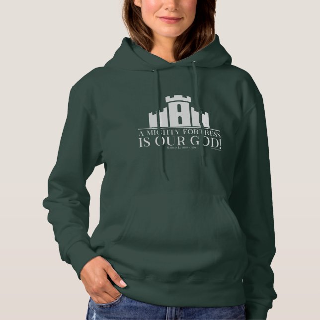 Pull À Capuche Une Forteresse Puissante Est Notre Dieu (Devant)