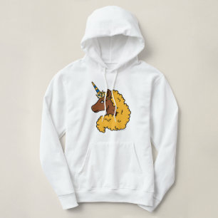 Pull À Capuche Unicorne Afro Jaune
