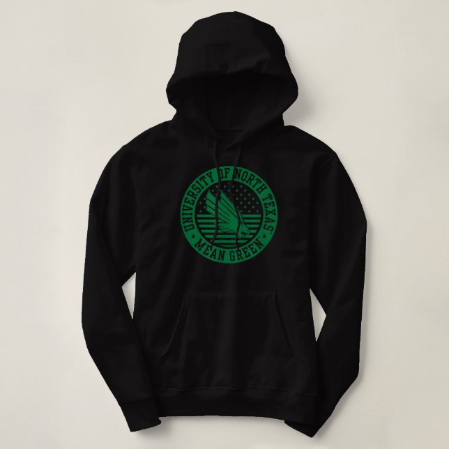 PULL À CAPUCHE UNIVERSITÉ DU NORD TEXAS UNT-MERCH-3 (Design devant)