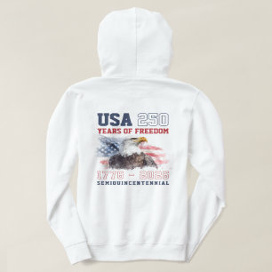 Pull À Capuche USA 1776 personnalisé - 250e anniversaire de l'Amé